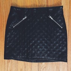 Size 6 Pleather Skirt